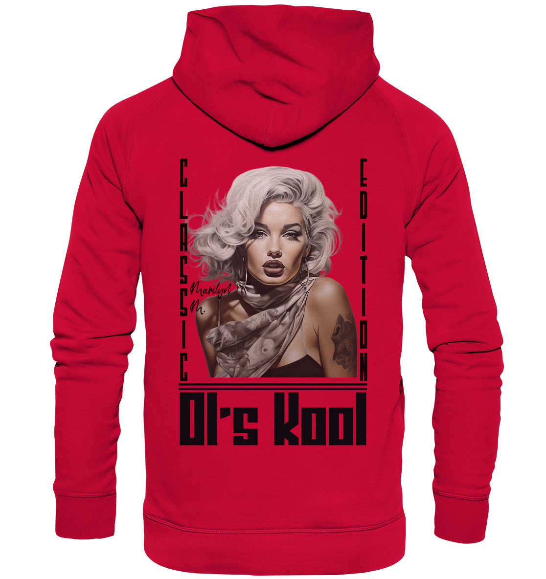 Ol's Kool - Back - Basic Unisex Hoodie