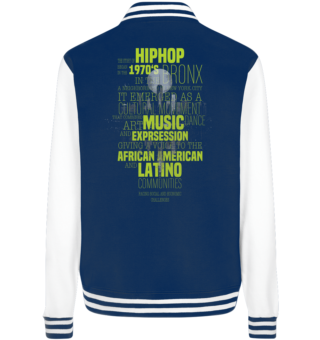 History Of HipHop - College Jacket