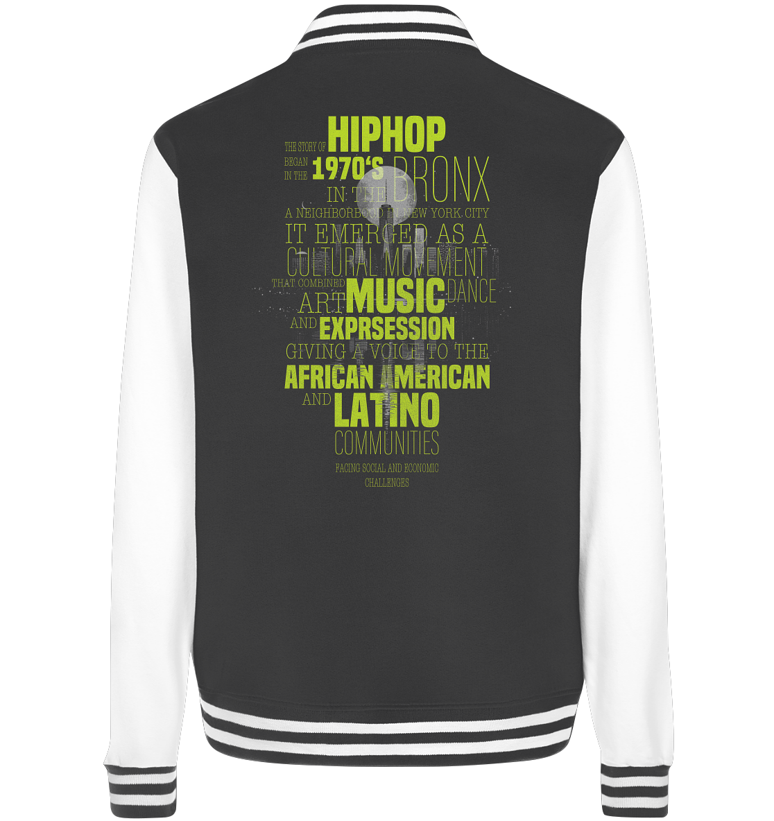 History Of HipHop - College Jacket