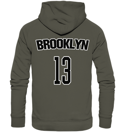 Brooklyn 13 - Back - Organic Basic Hoodie