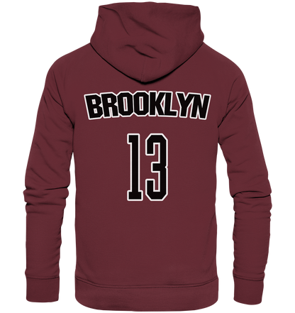 Brooklyn 13 - Back - Organic Basic Hoodie