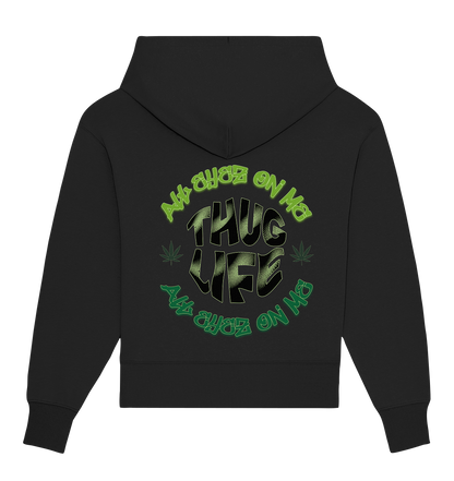 THUG LIFE - ALL EYEZ ON ME - Back - - Organic Oversize Hoodie