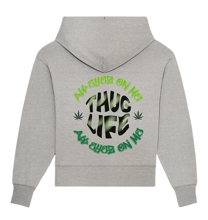 THUG LIFE - ALL EYEZ ON ME - Back - - Organic Oversize Hoodie