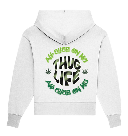 THUG LIFE - ALL EYEZ ON ME - Back - - Organic Oversize Hoodie