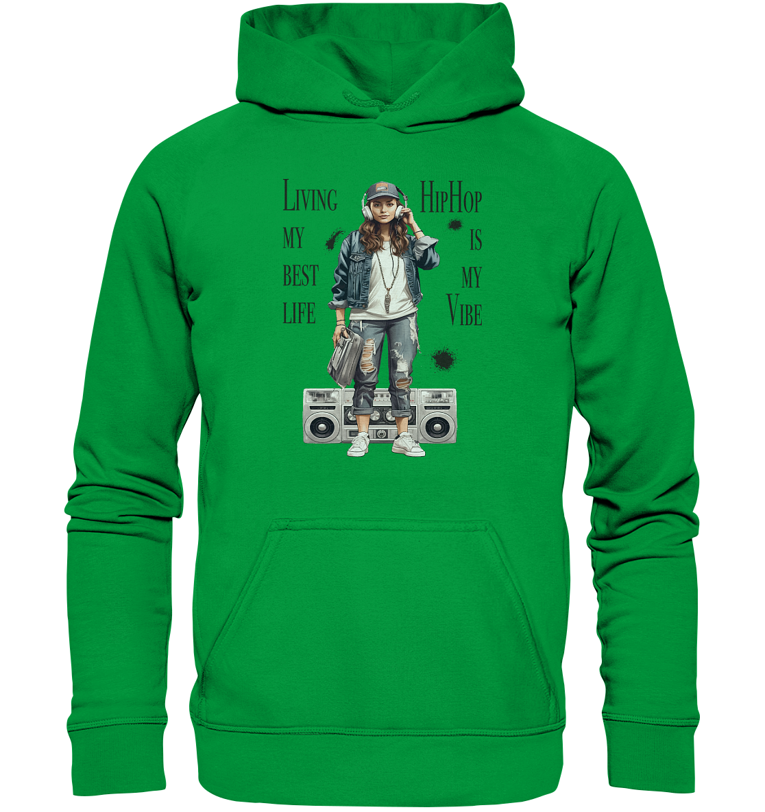 HipHop Girl - Basic Unisex Hoodie