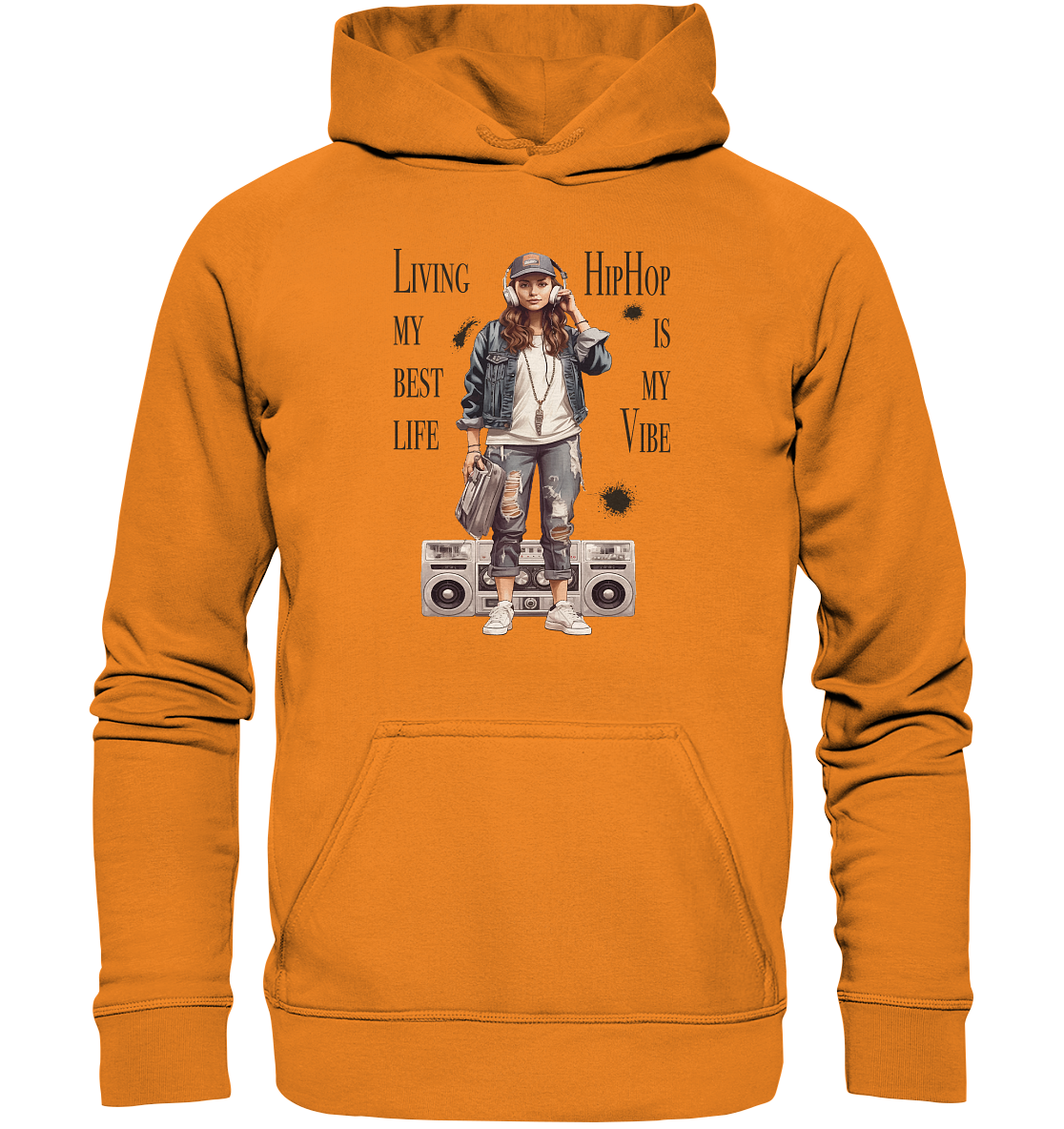 HipHop Girl - Basic Unisex Hoodie