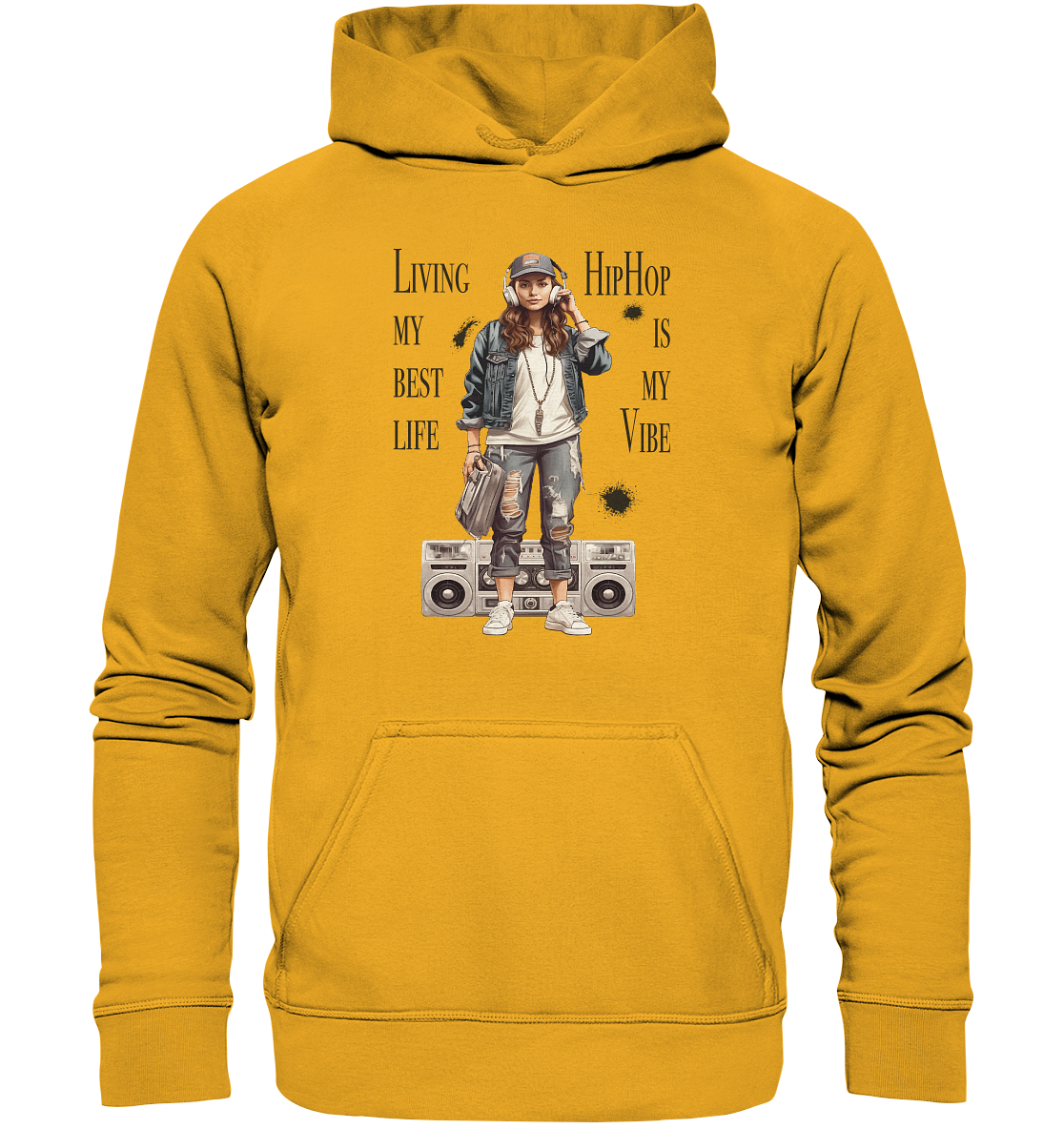 HipHop Girl - Basic Unisex Hoodie