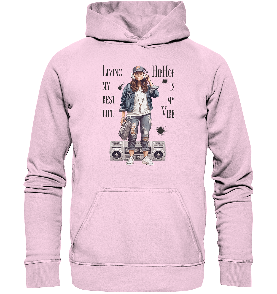 HipHop Girl - Basic Unisex Hoodie