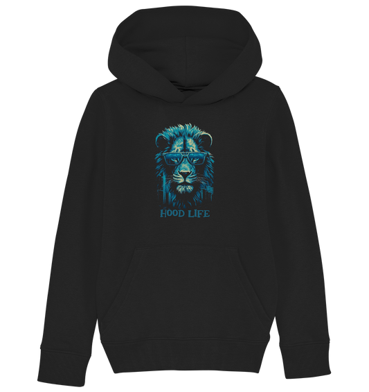 Hood Life Lion - Kinder Organic Hoodie