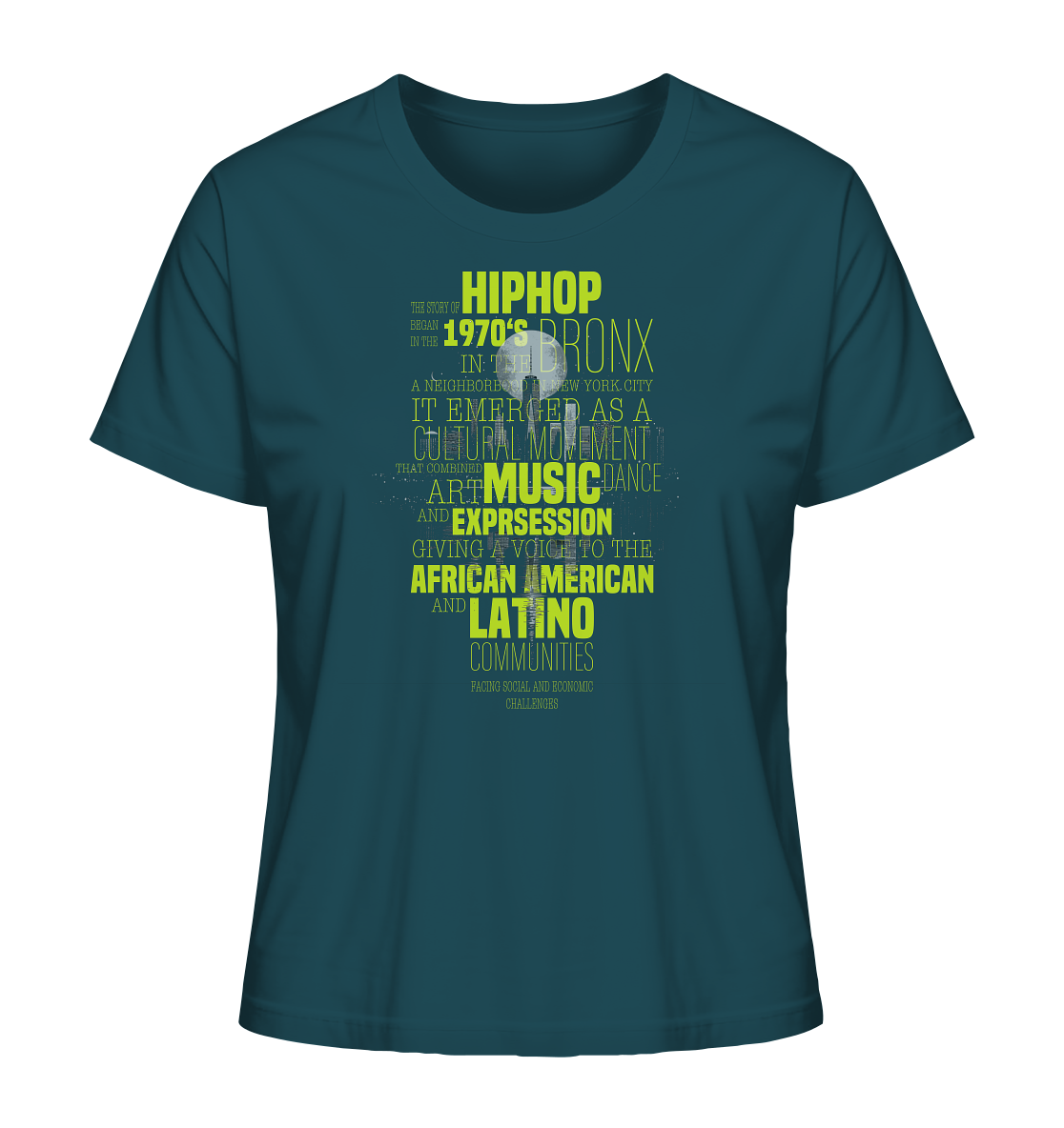 History Of HipHop - Damen Organic Shirt