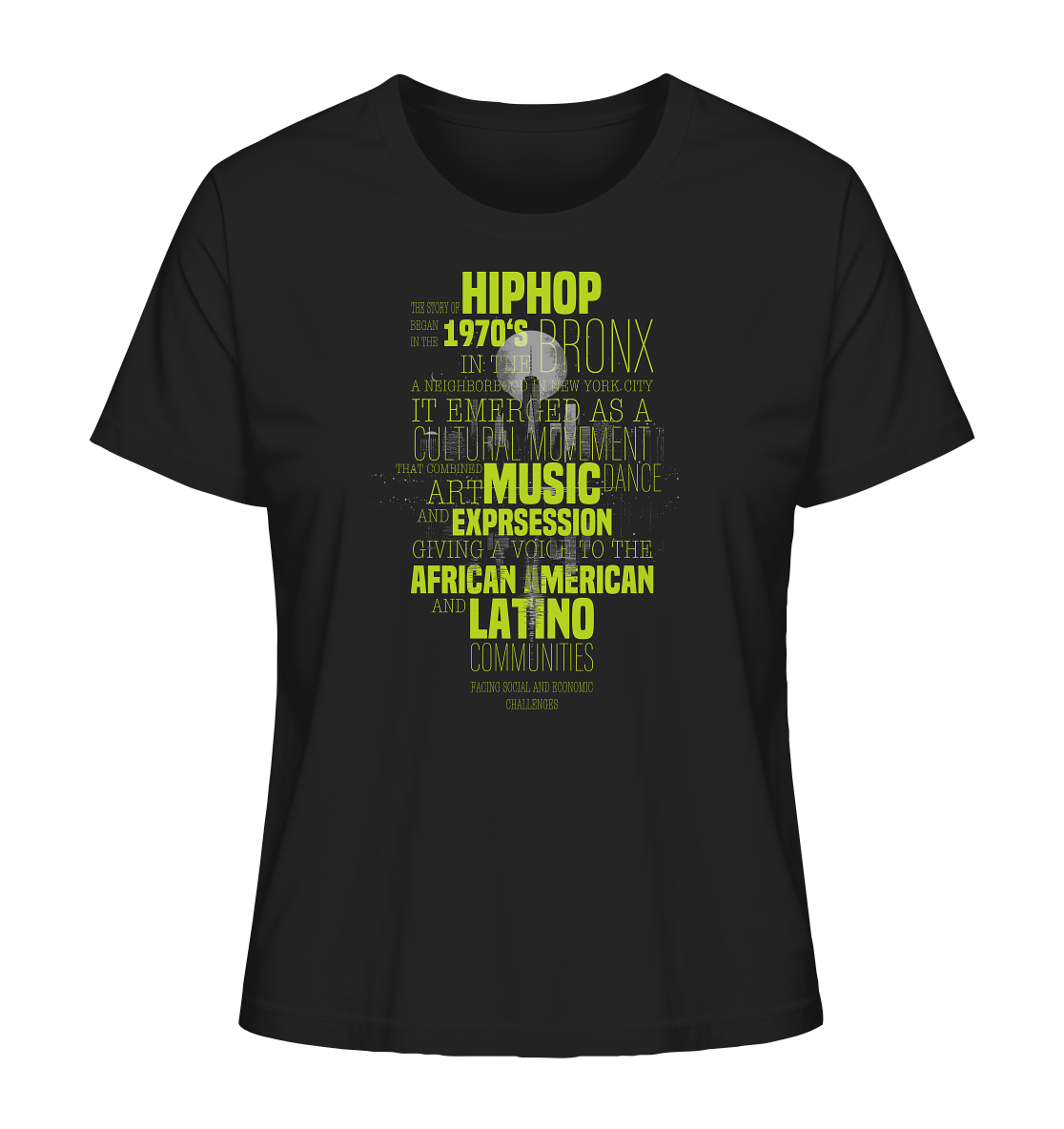 History Of HipHop - Damen Organic Shirt