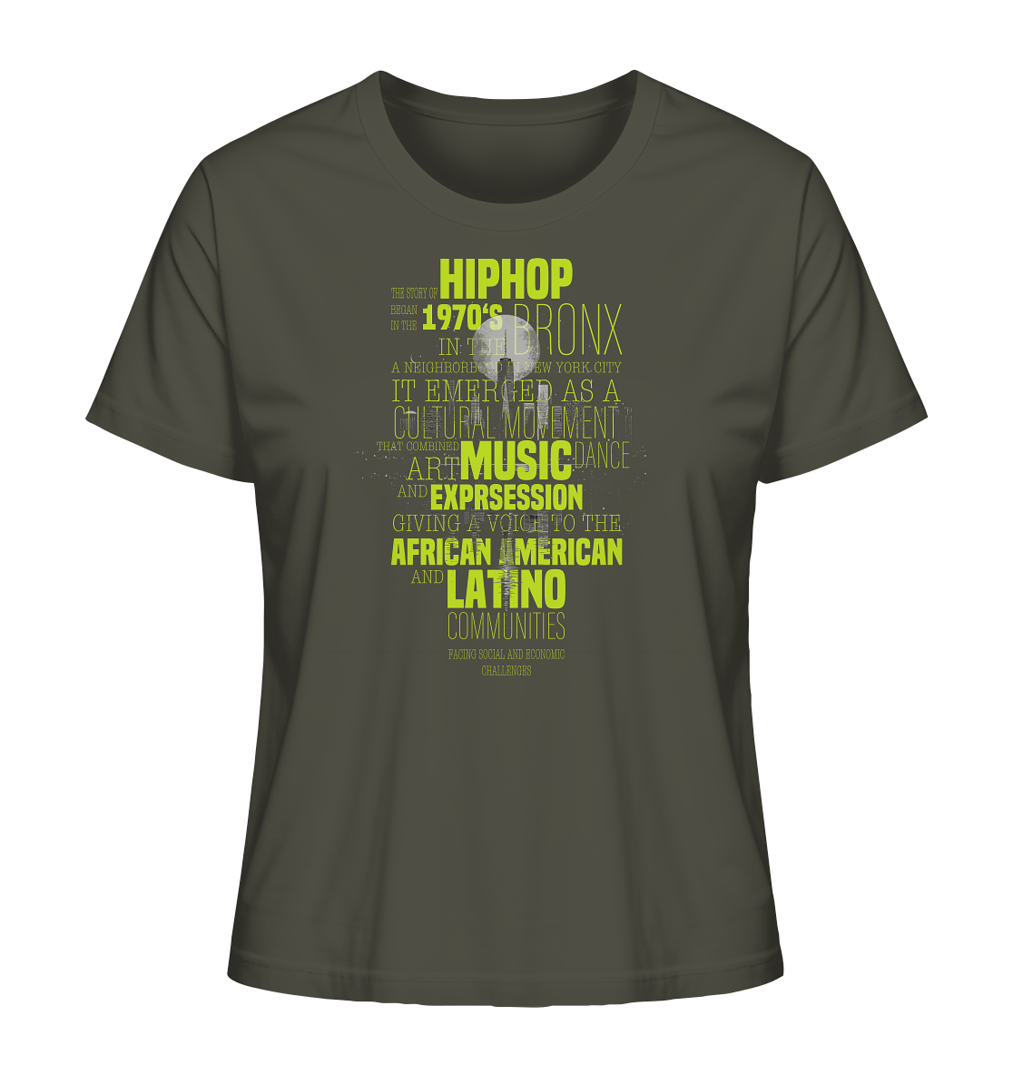 History Of HipHop - Damen Organic Shirt