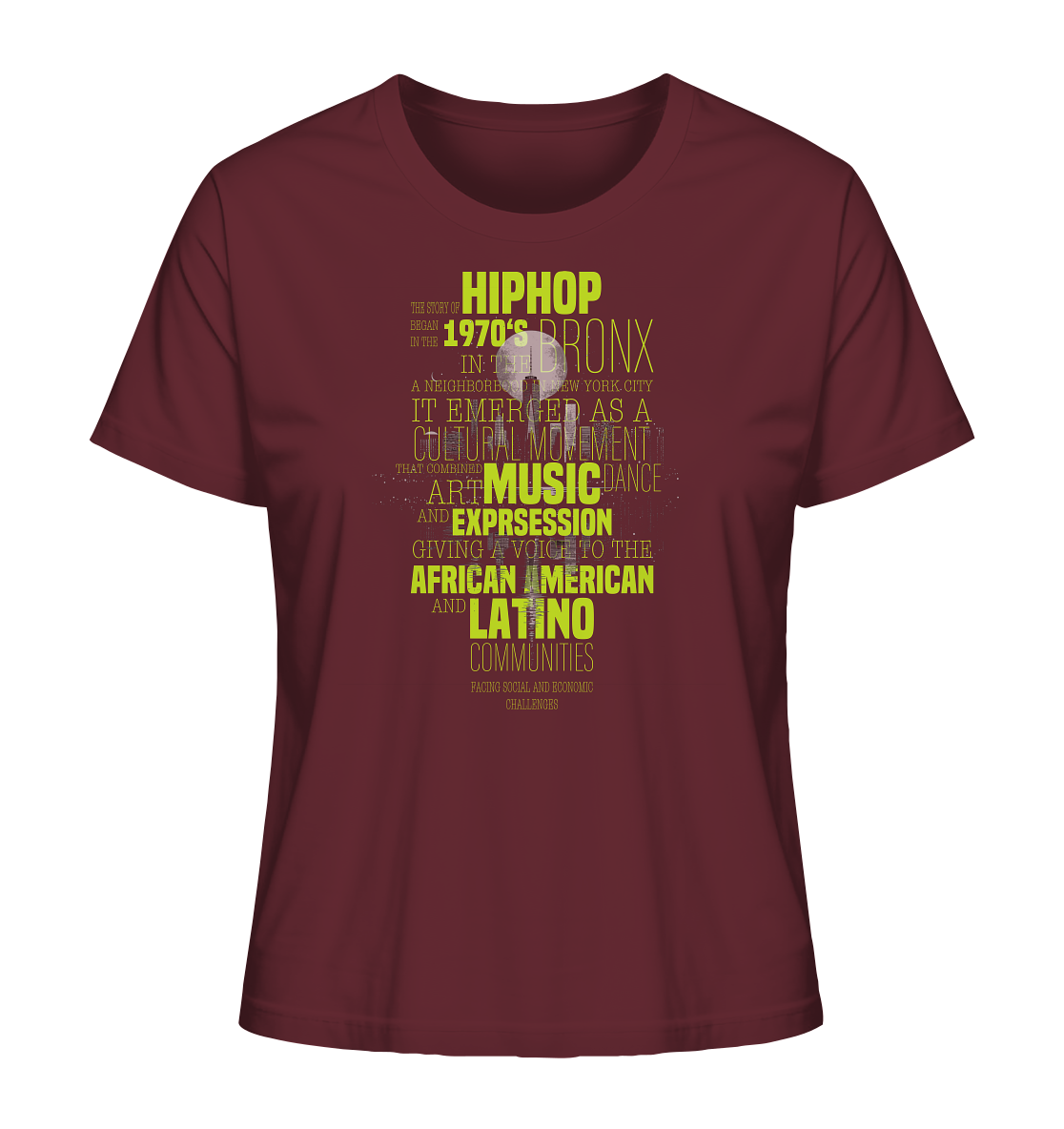 History Of HipHop - Damen Organic Shirt