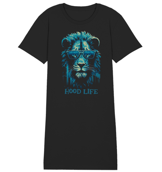 Hood Life Lion - Damen Organic Shirt Dress