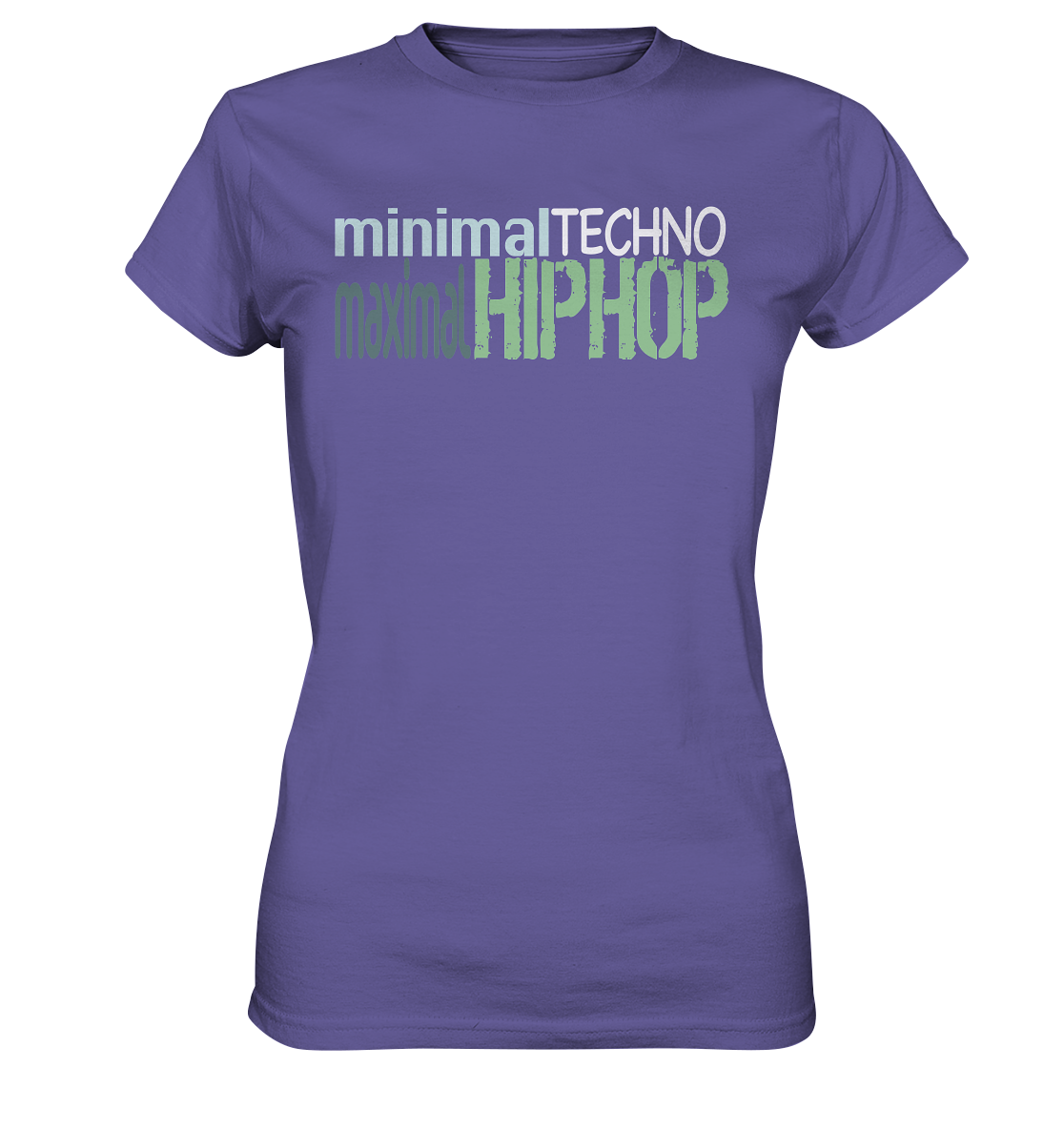 MinimalTechnoMaximalHipHop - Damen Premium Shirt