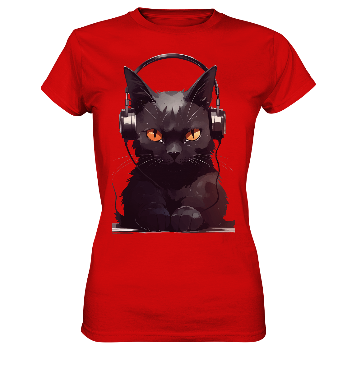 BlackCat - Damen Premium Shirt