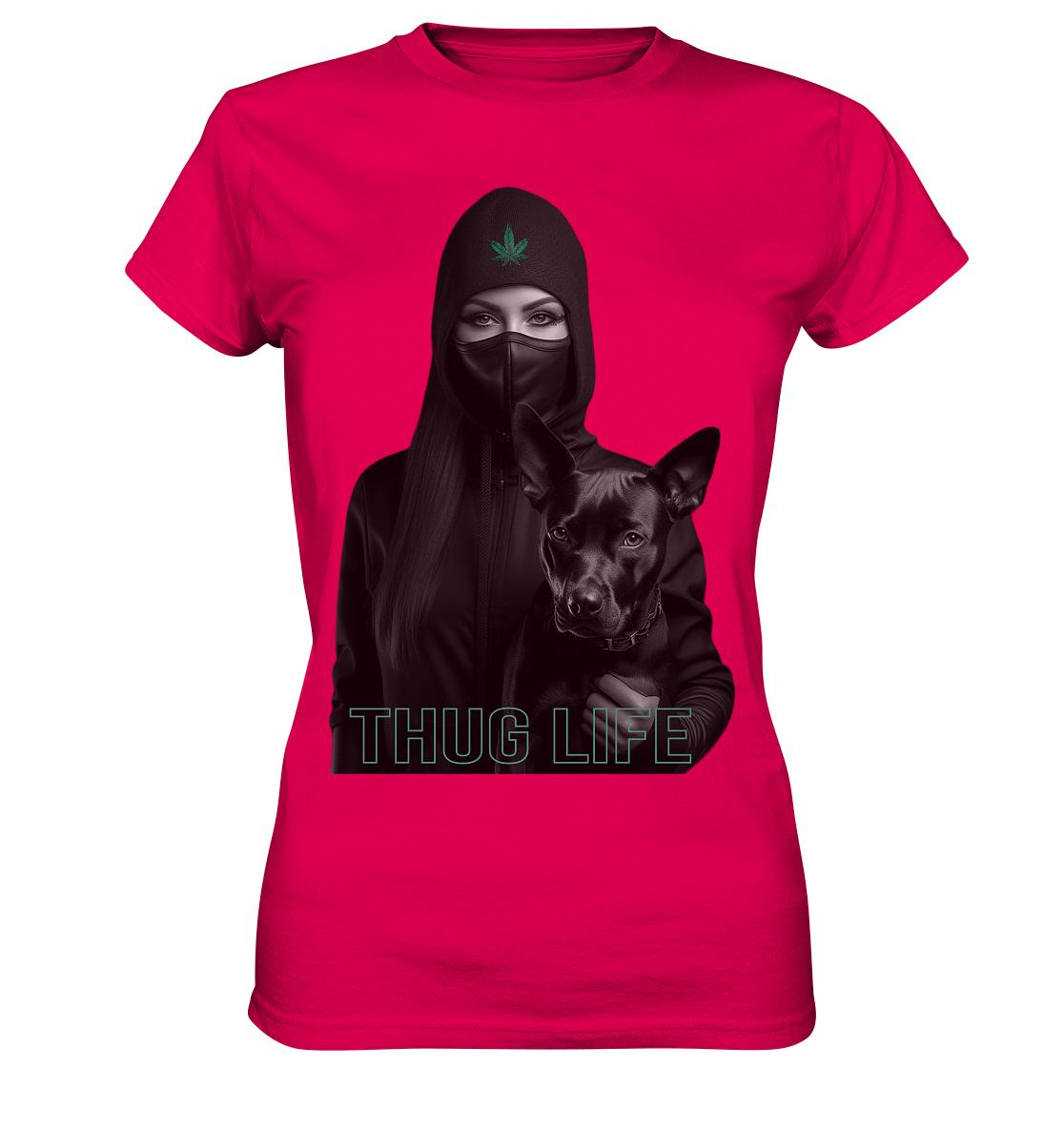 THUG LIFE LADY  - Damen Premium Shirt