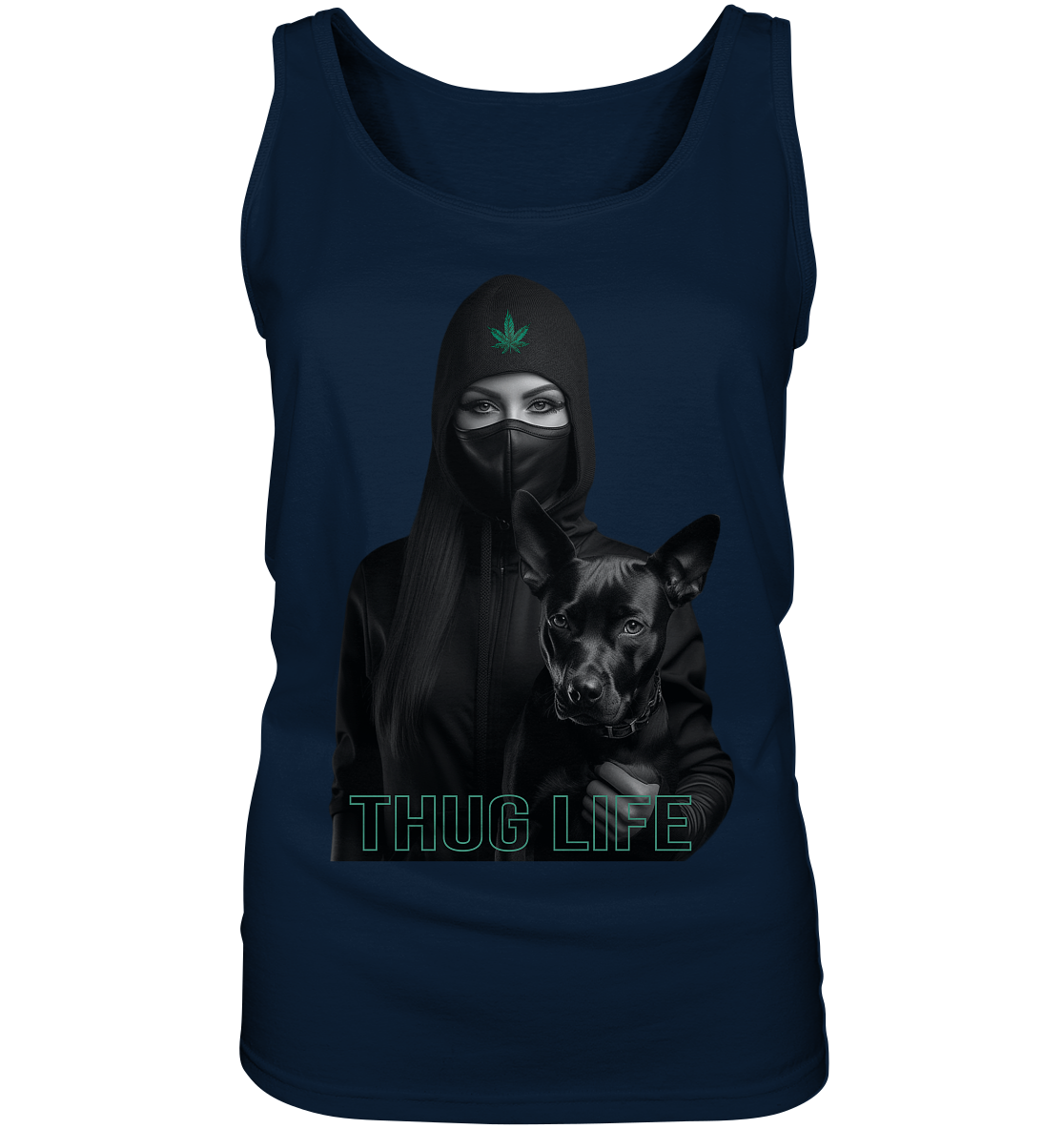 THUG LIFE LADY  - Damen Tank-Top