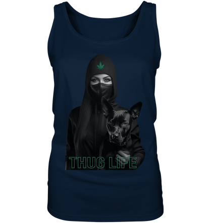 THUG LIFE LADY  - Damen Tank-Top