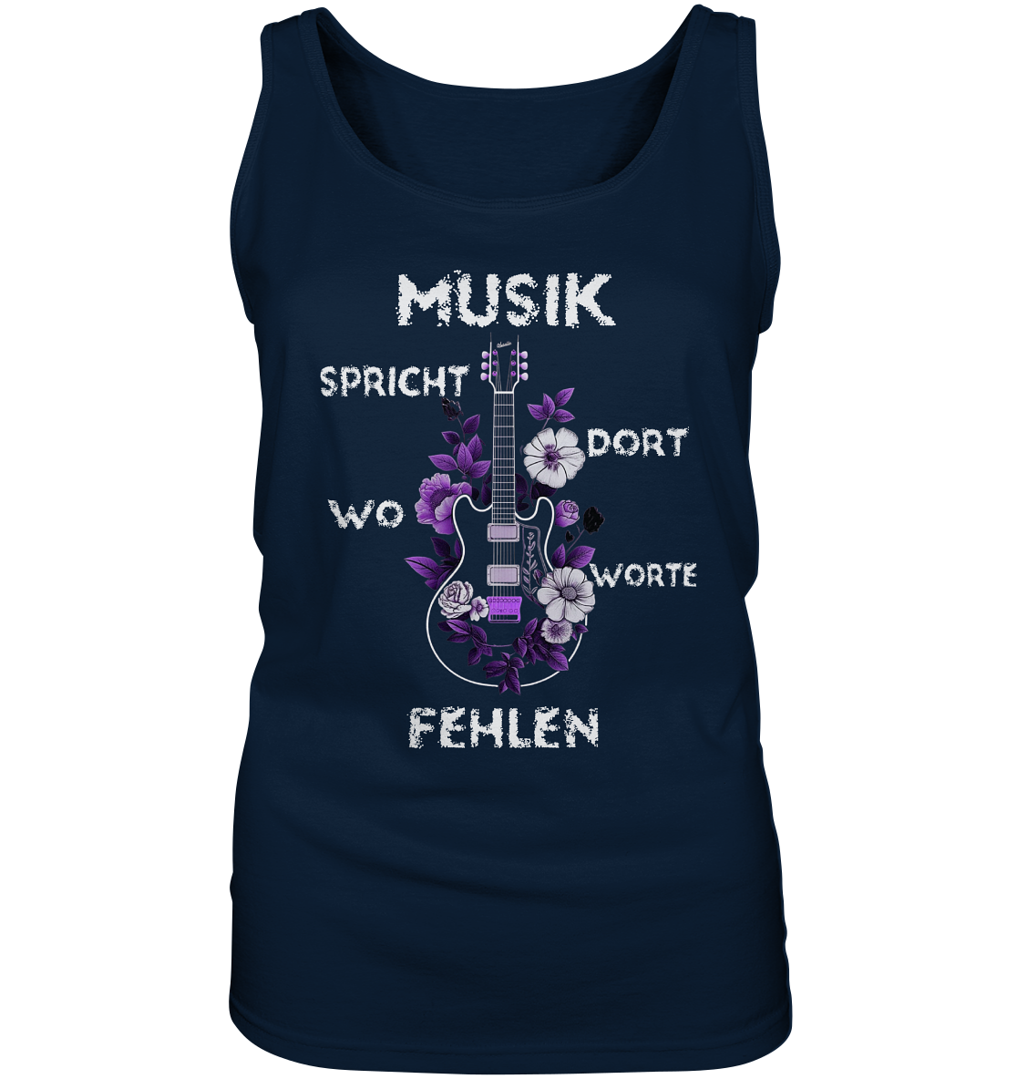 Gitarre  - Damen Tank-Top