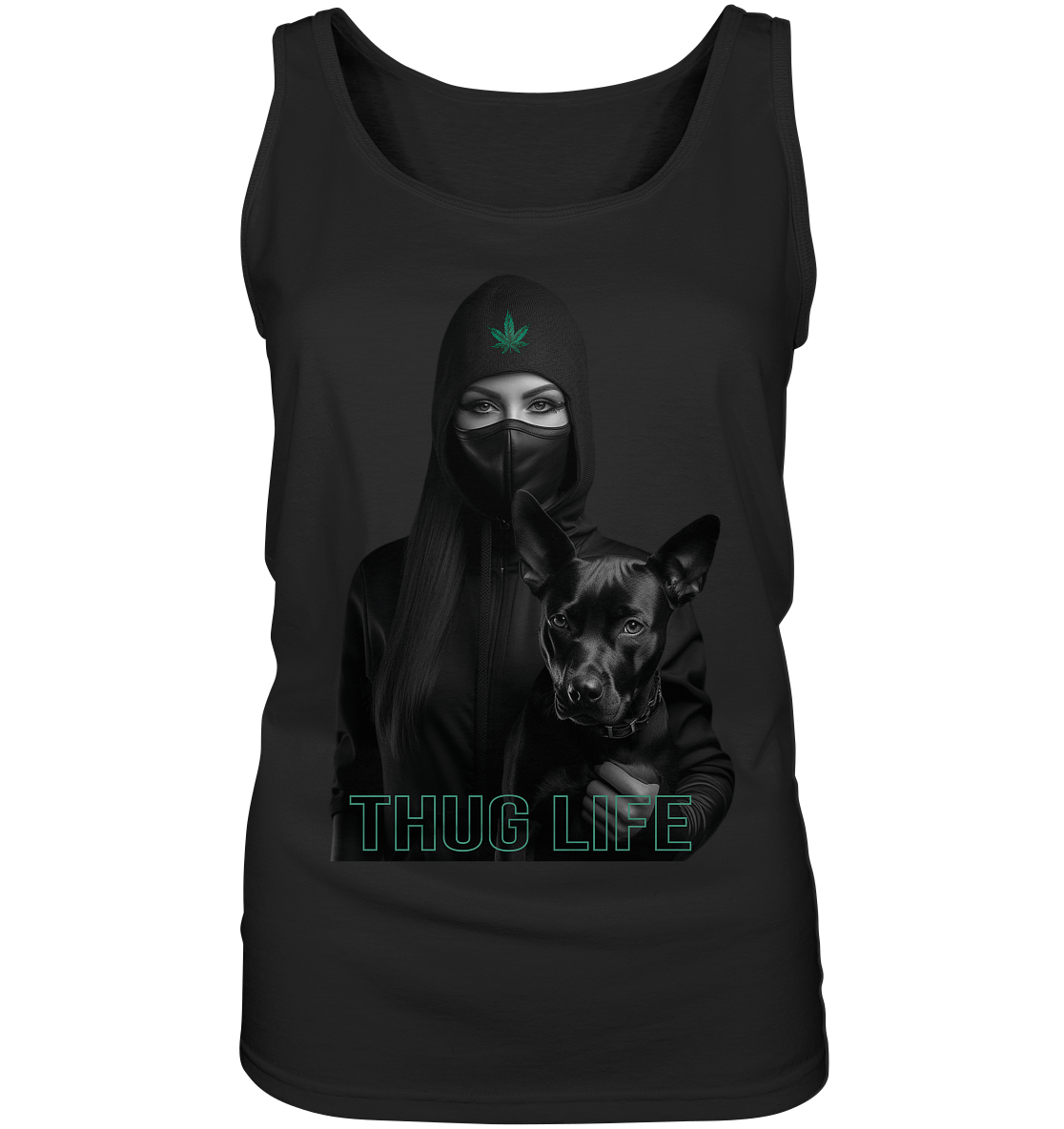 THUG LIFE LADY  - Damen Tank-Top