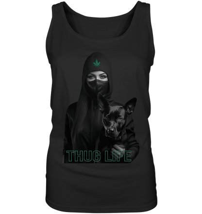 THUG LIFE LADY  - Damen Tank-Top