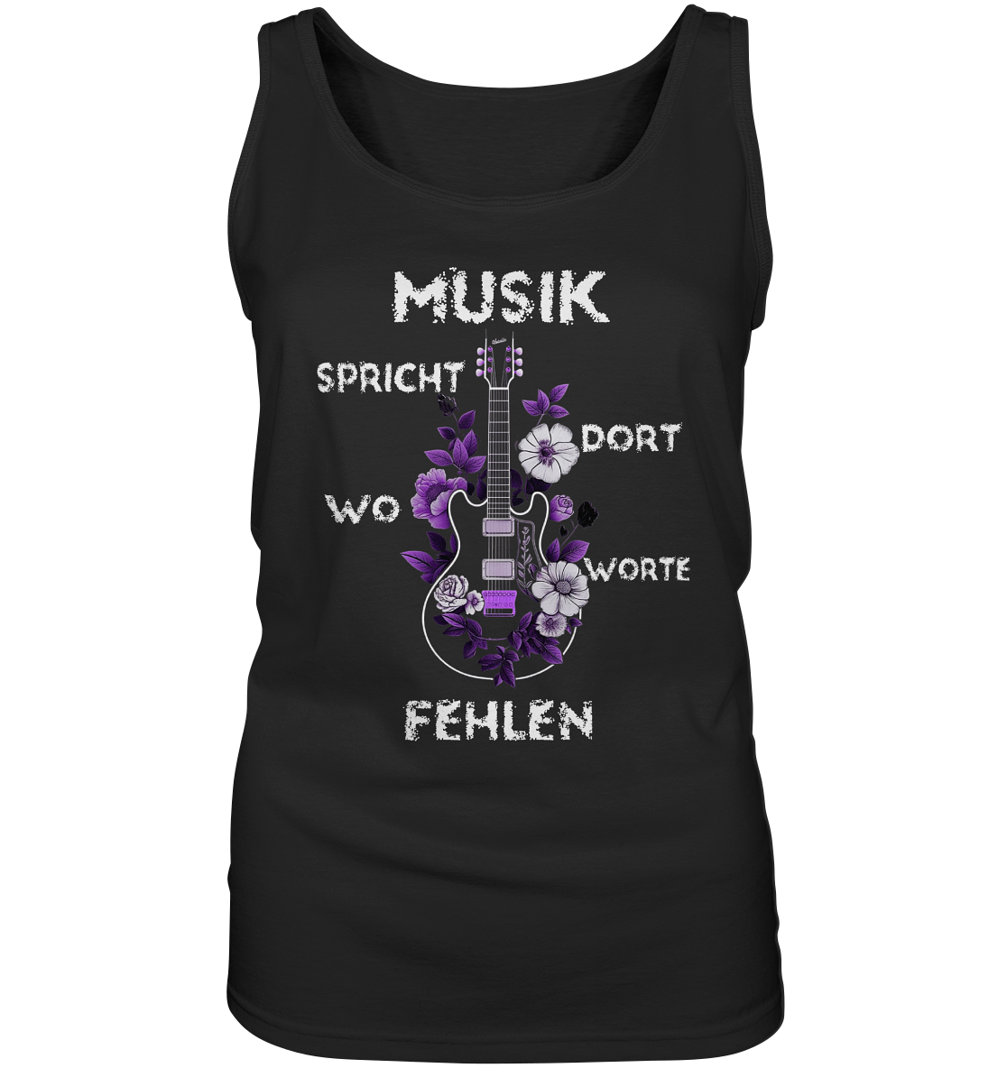 Gitarre  - Damen Tank-Top