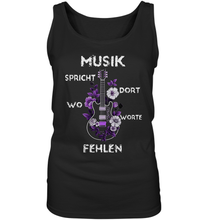 Gitarre  - Damen Tank-Top