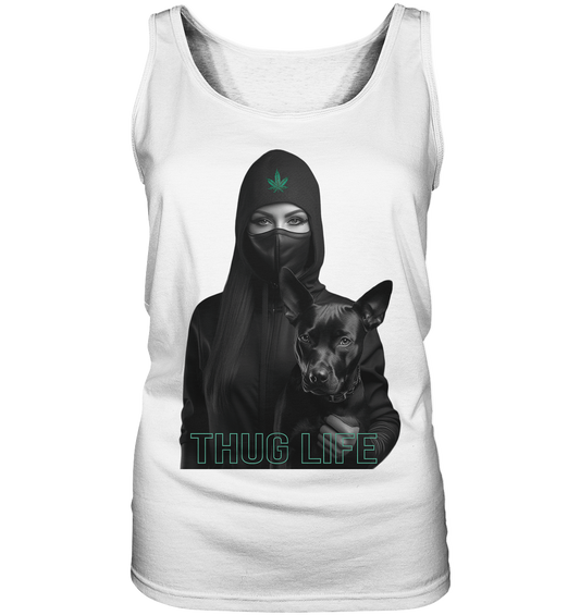 THUG LIFE LADY  - Damen Tank-Top