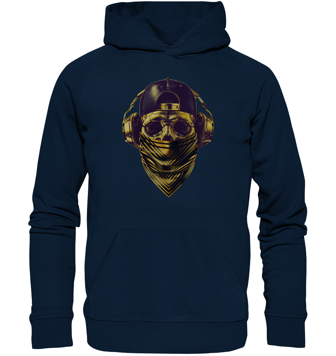 Skull Gold - Organic Basic Hoodie