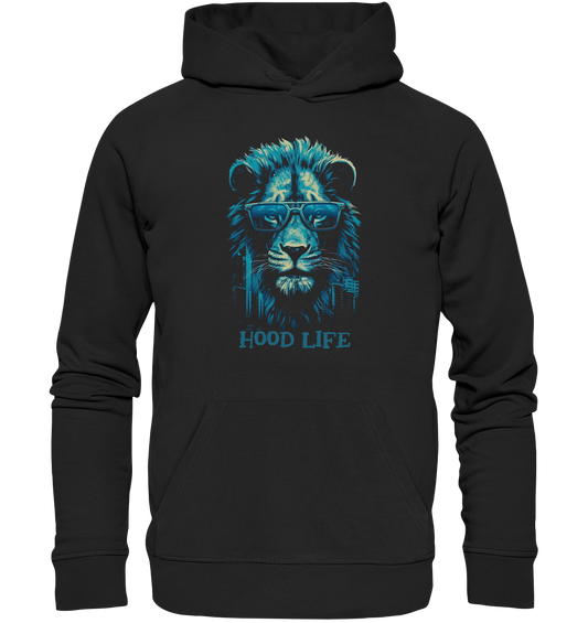 Hood Life Lion - Organic Basic Hoodie