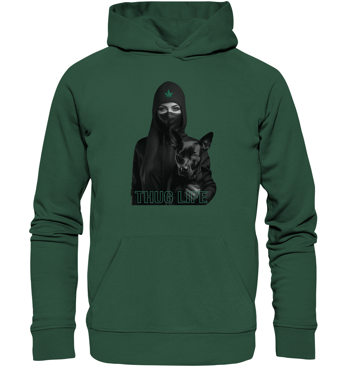 THUG LIFE LADY  - Organic Basic Hoodie