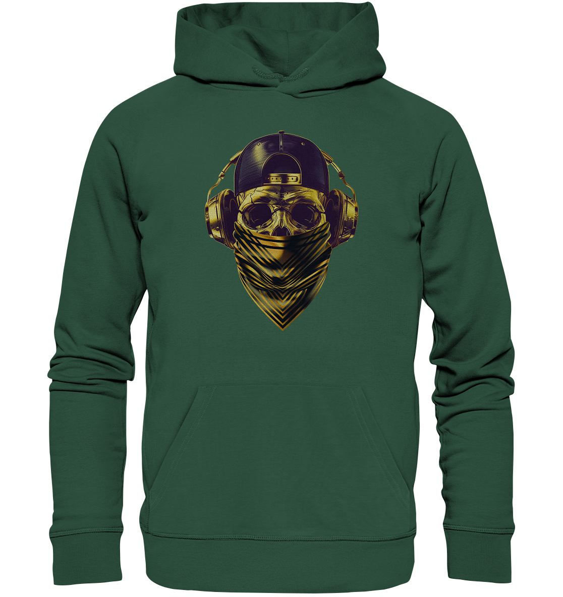 Skull Gold - Organic Basic Hoodie