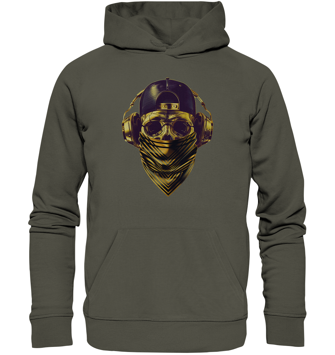 Skull Gold - Organic Basic Hoodie