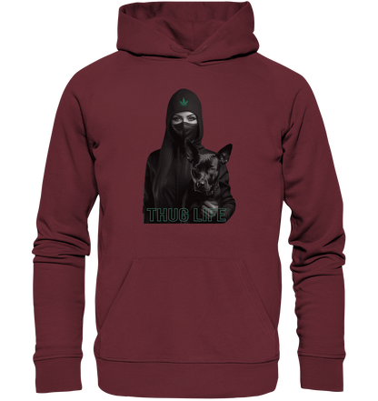 THUG LIFE LADY  - Organic Basic Hoodie