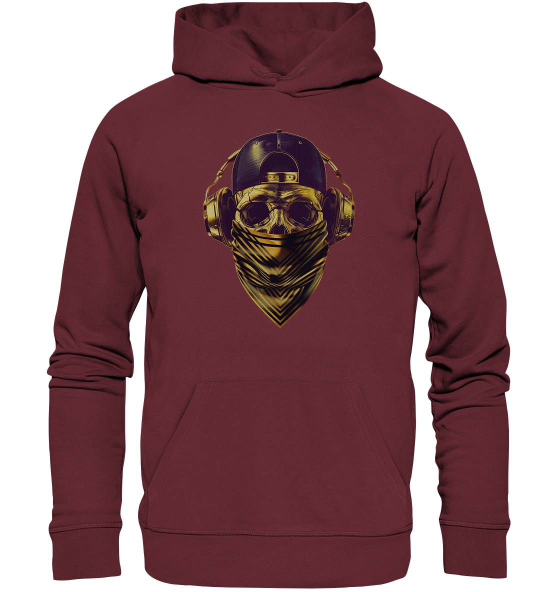 Skull Gold - Organic Basic Hoodie