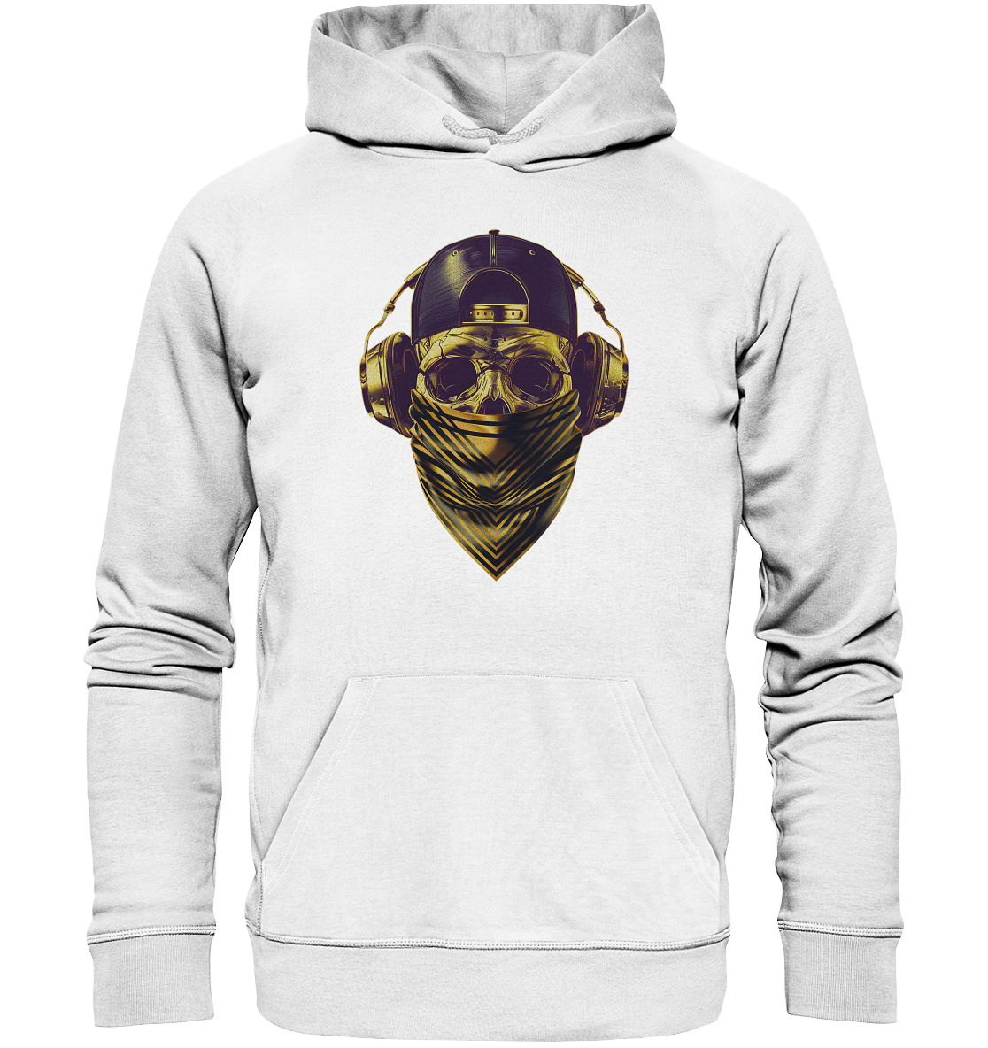 Skull Gold - Organic Basic Hoodie