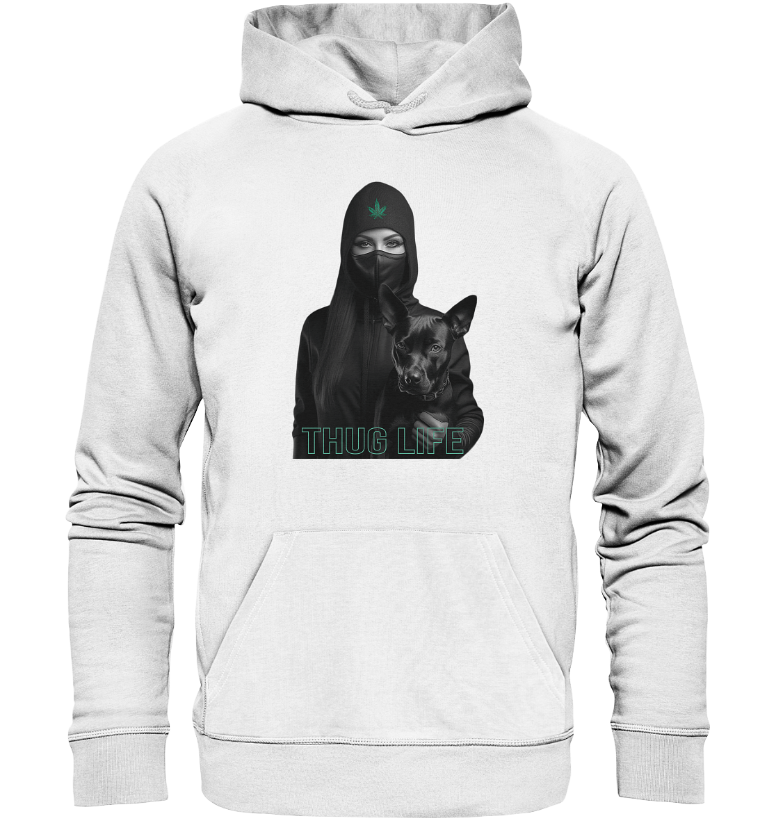 THUG LIFE LADY  - Organic Basic Hoodie