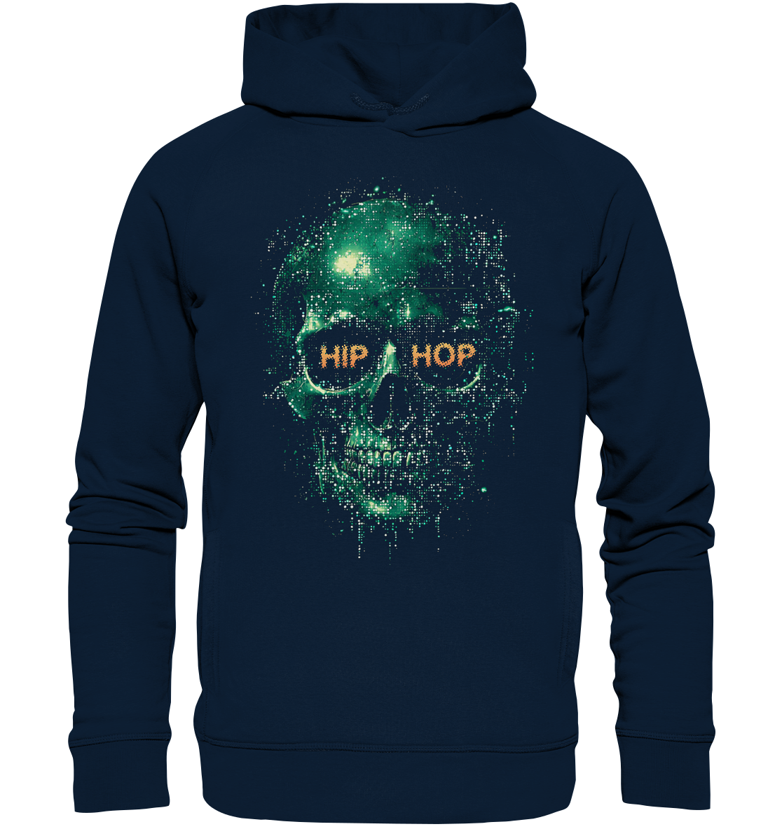 HipHop Skull - Organic Fashion Hoodie