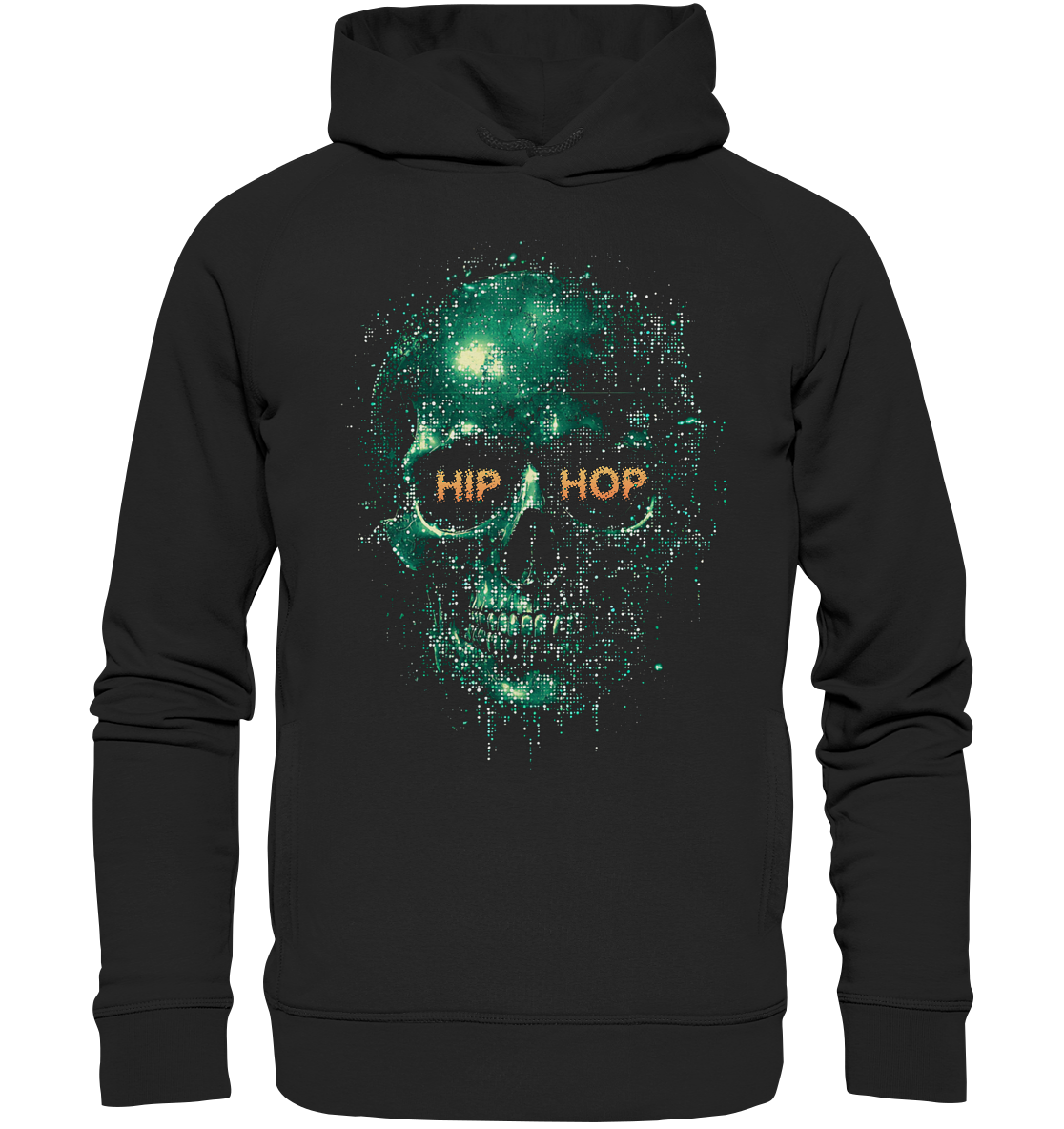 HipHop Skull - Organic Fashion Hoodie