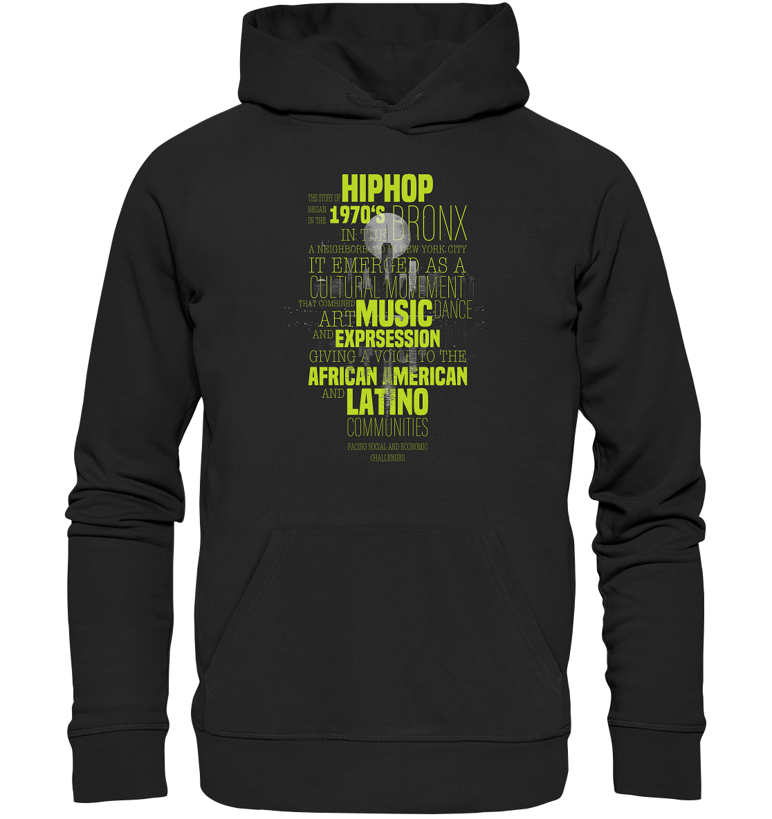 History Of HipHop - Organic Hoodie