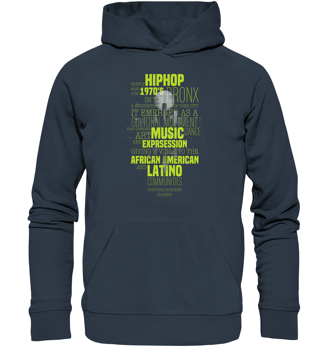 History Of HipHop - Organic Hoodie