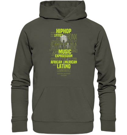 History Of HipHop - Organic Hoodie