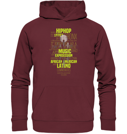 History Of HipHop - Organic Hoodie