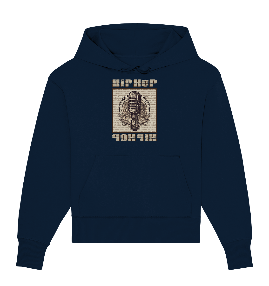 HipHopHistory - Organic Oversize Hoodie