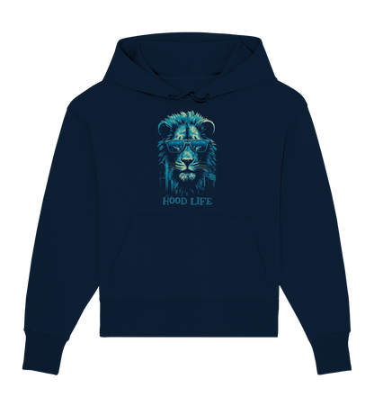 Hood Life Lion - Organic Oversize Hoodie