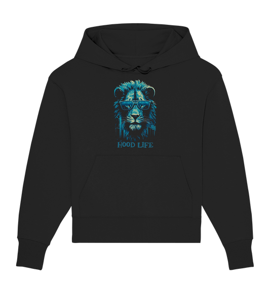 Hood Life Lion - Organic Oversize Hoodie