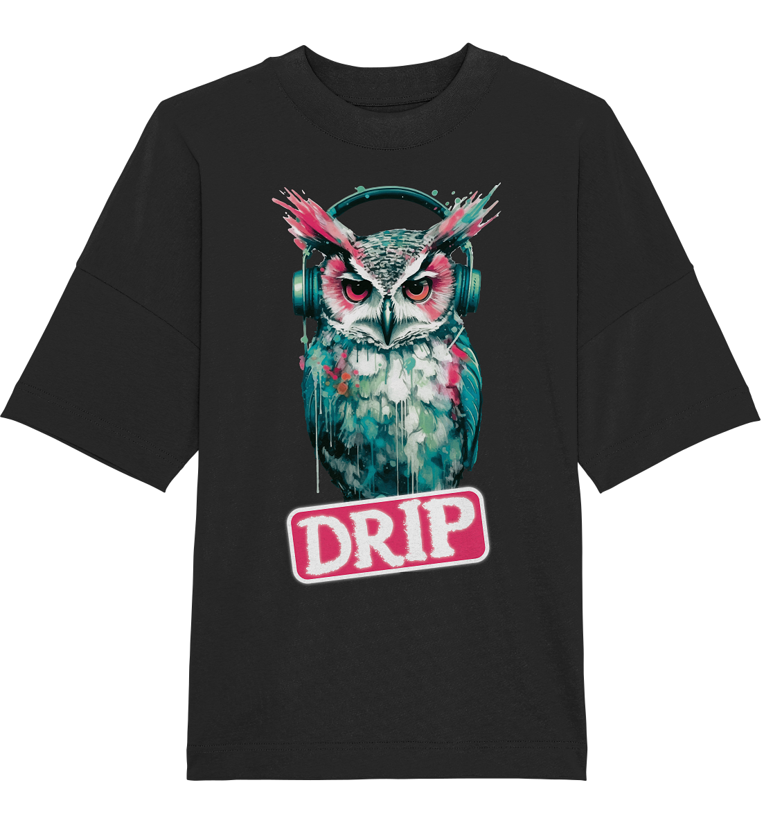 Drip Owl - Organic Oversize Shirt