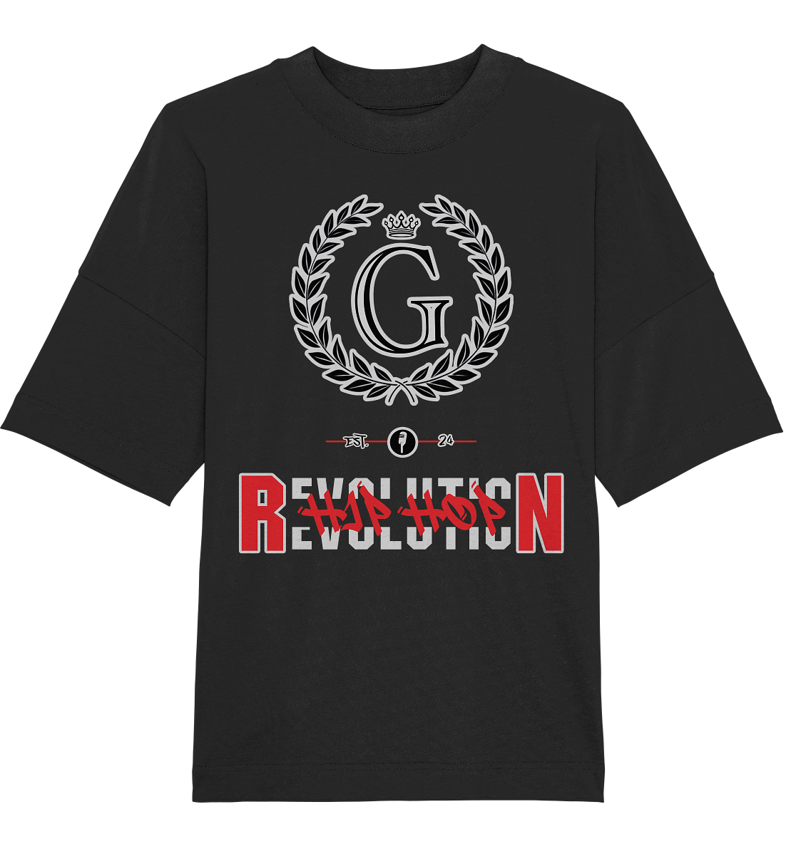 Hip-Hop Revolution - Organic Oversize Shirt