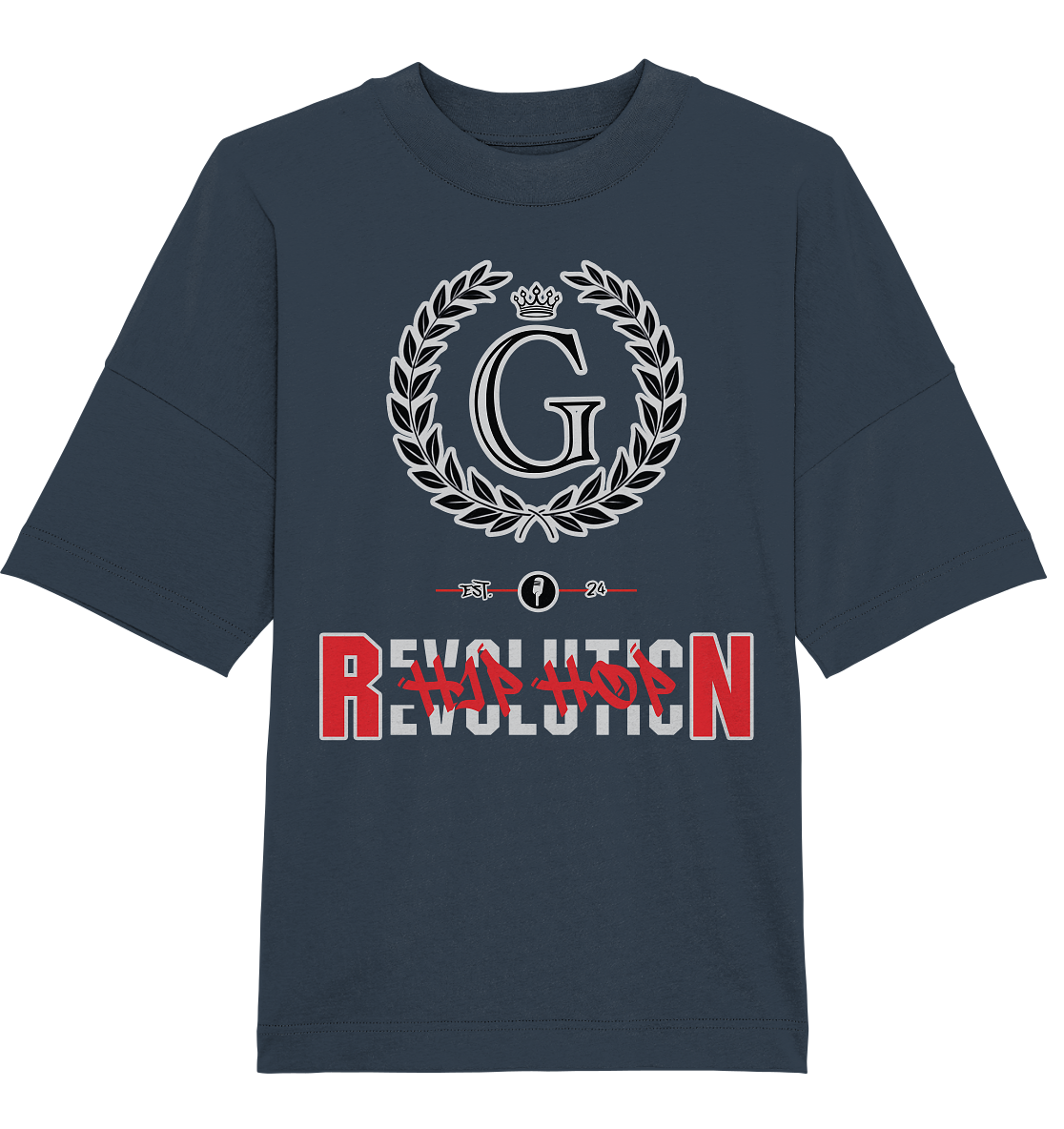 Hip-Hop Revolution - Organic Oversize Shirt